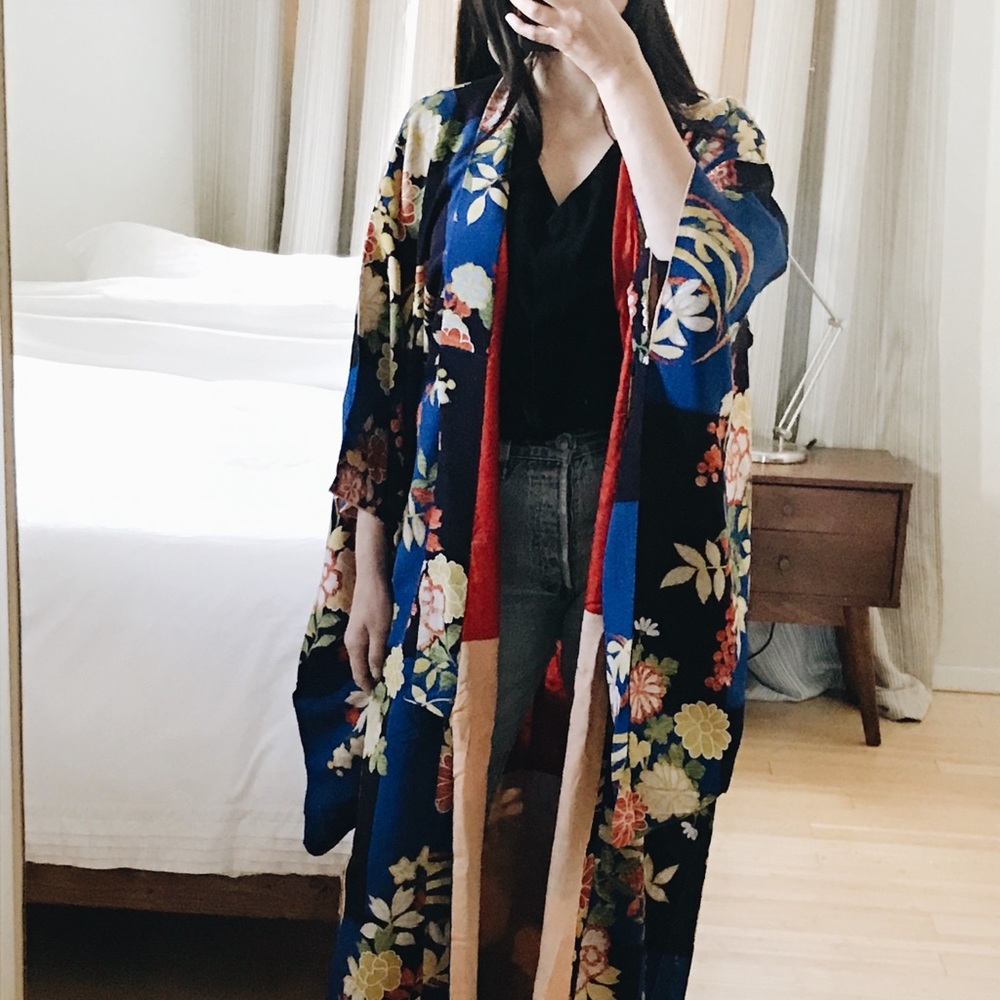 Vintage Silk Kimono